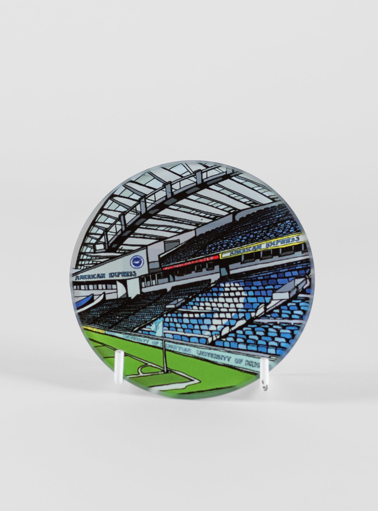 We are Brighton (Amex Stadium) Glass Round Coaster
