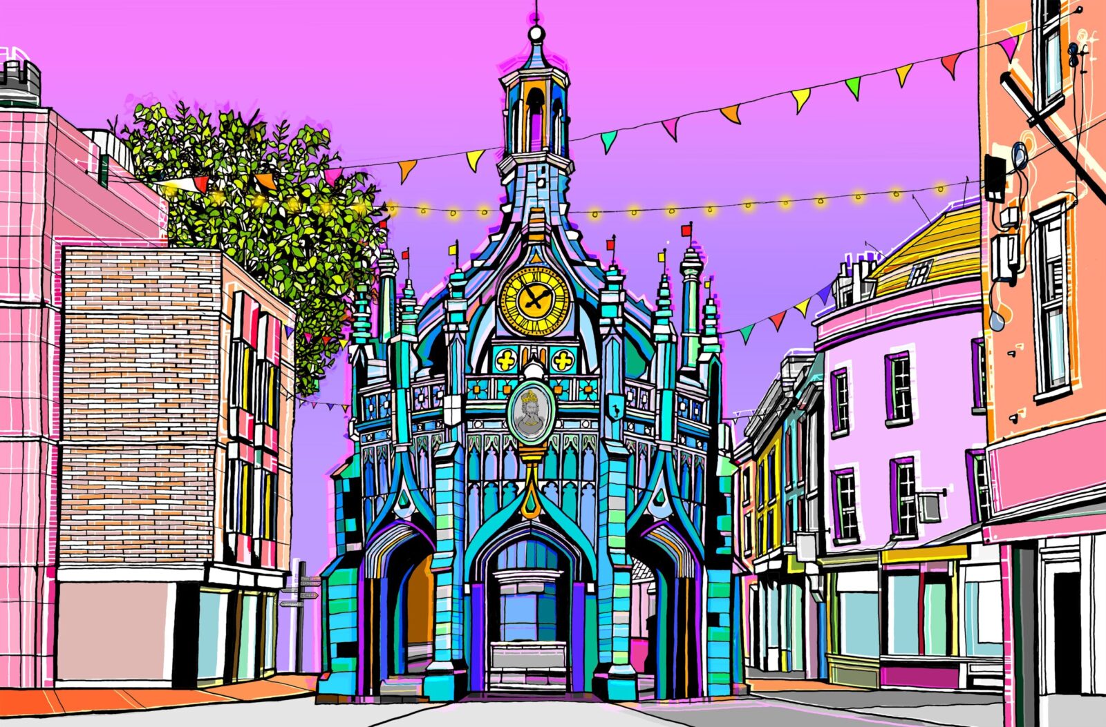 Sunlit Crossroads (Chichester Cross)