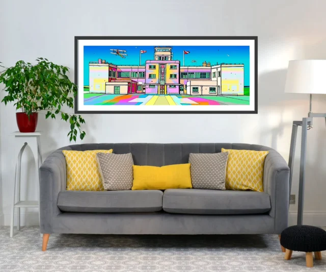 🩷💚🧡 NEW PRINT RELEASE 🧡🩷💚

The launch of our Shoreham Airport limited edition giclee print is finally here! 

'Gliding into Glamour: Shoreham Skies' is a very special, statement piece of art. 

It’s a vibrant, hand-drawn tribute to the golden age of travel. This panoramic piece captures the iconic charm of Shoreham Airport beneath a colourful summer sky 😍 With soaring birds, a gliding plane, and a joyful Art Deco spirit, it celebrates movement, nostalgia, and the timeless glamour of the South Coast.

Liven up the walls of your home with a pop of Two Faced Twins colour 🥰🧡

Put a ❤️ in the comments if you love this new piece! 

Visit www.twofacedtwins.com (link in bio) or visit our art gallery on Worthing seafront to place an order 🥳

#twofacedtwins #twofacedtwinsartgallery #worthingseaside #shorehambeach #shorehamairport #shorehamairportwestsussex