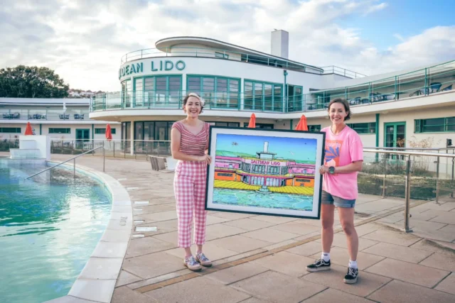 We’ve been dreaming of creating a swimming pool artwork for so long… and it’s finally here! 

Introducing our Saltdean Lido piece! It’s a celebration of summer🌞 swimming🩱 and seaside glamour 💅

We first visited Saltdean Lido years ago at the dog swim event (yes, really!) It was chaotic, hilarious, and strangely magical! We instantly fell in love with the Art Deco curves and coastal charm. We’re huge fans of water, swimming, and holidays, and this piece captures all of it! It just shines with happiness 😍

We’re so pleased with how it turned out and hope you love it as much as we do!?

Do you have any memories of Saltdean Lido? We’d love to hear them! 👇
.
.

Photographer: @mikebdesigns 

.
.
#DiveIntoDeco #SaltdeanLido #SwimmingPoolArt #TwoFacedTwins #ArtDecoInspired #BrightonArtScene #DecoDreams #LidoLife